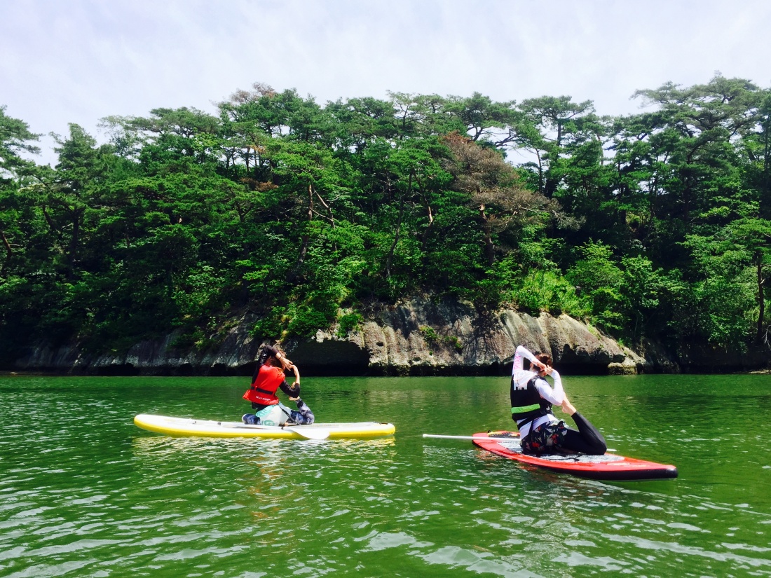 平日初めてSUP＠奥松島