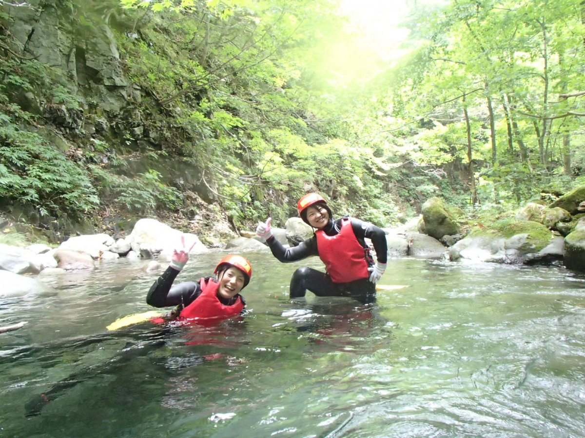 平日の特権！貸切キャニオニングツアー