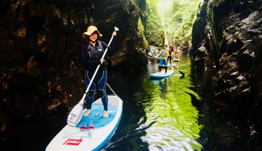 山形の秘境、百秋湖SUP