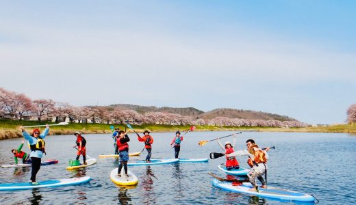 ワイワイお花見SUP