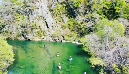 花山湖新緑SUP