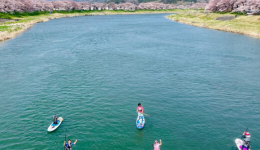 毎年恒例お花見SUP